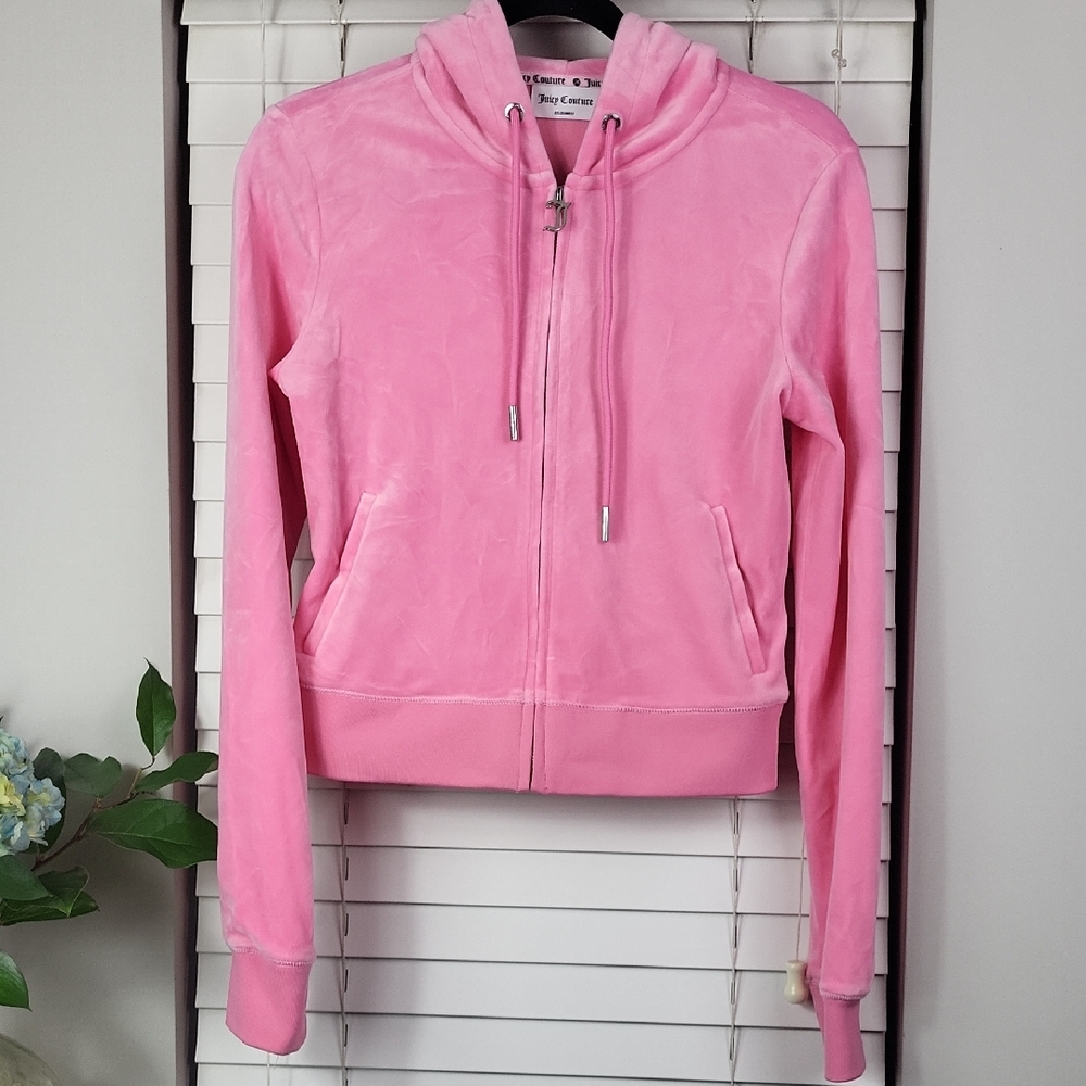 Juicy Couture Velour Bubblegum‎ jacket. Size S